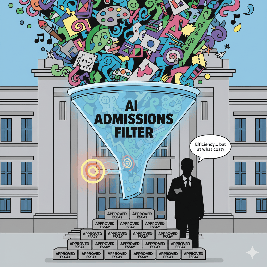 大學開始用AI招生了