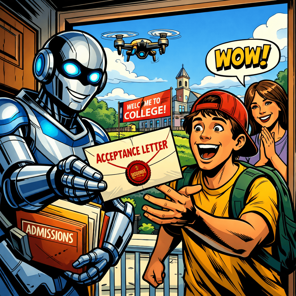 大學開始用AI招生了