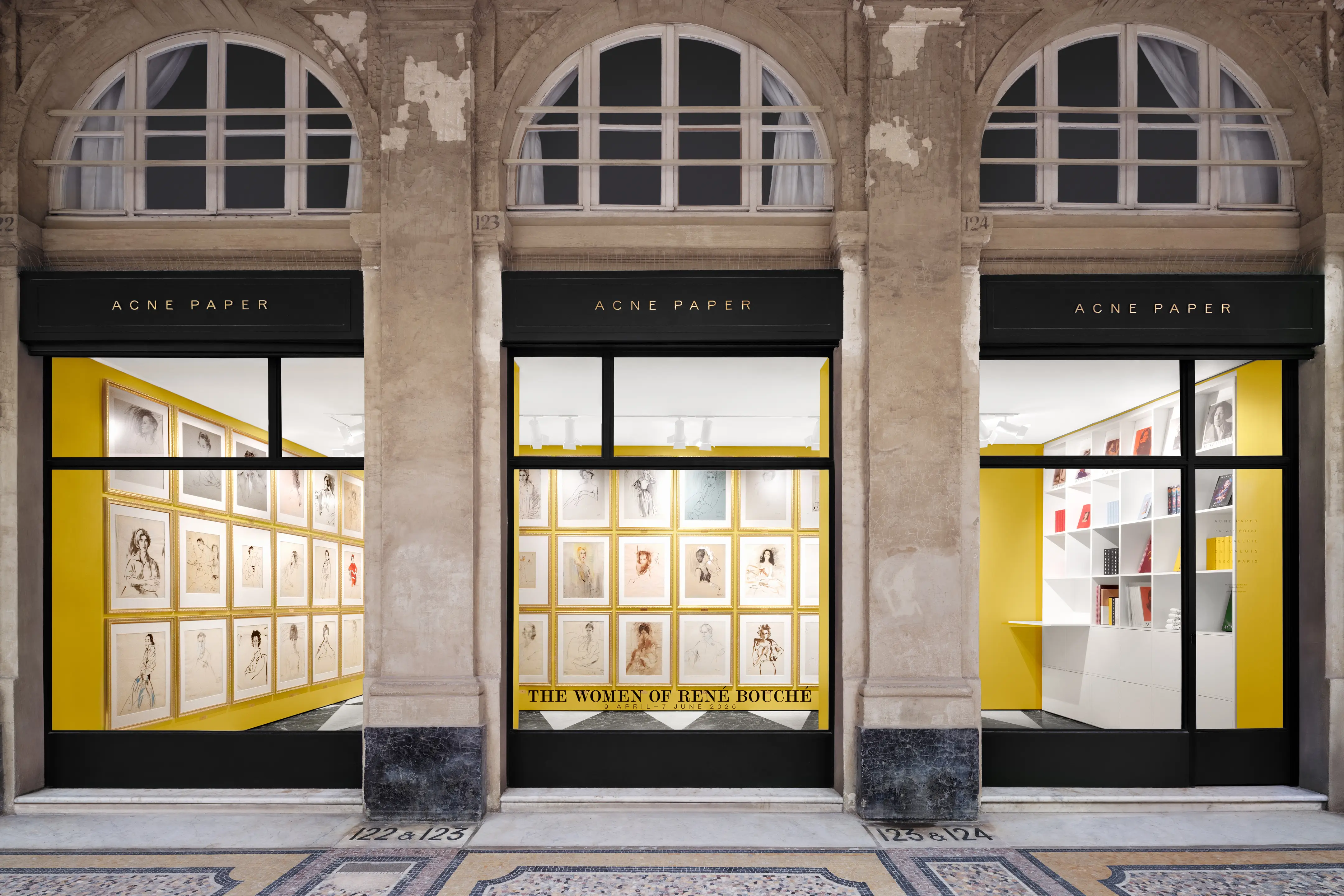 Acne Paper Palais Royal展出 René Bouché女性肖像畫作