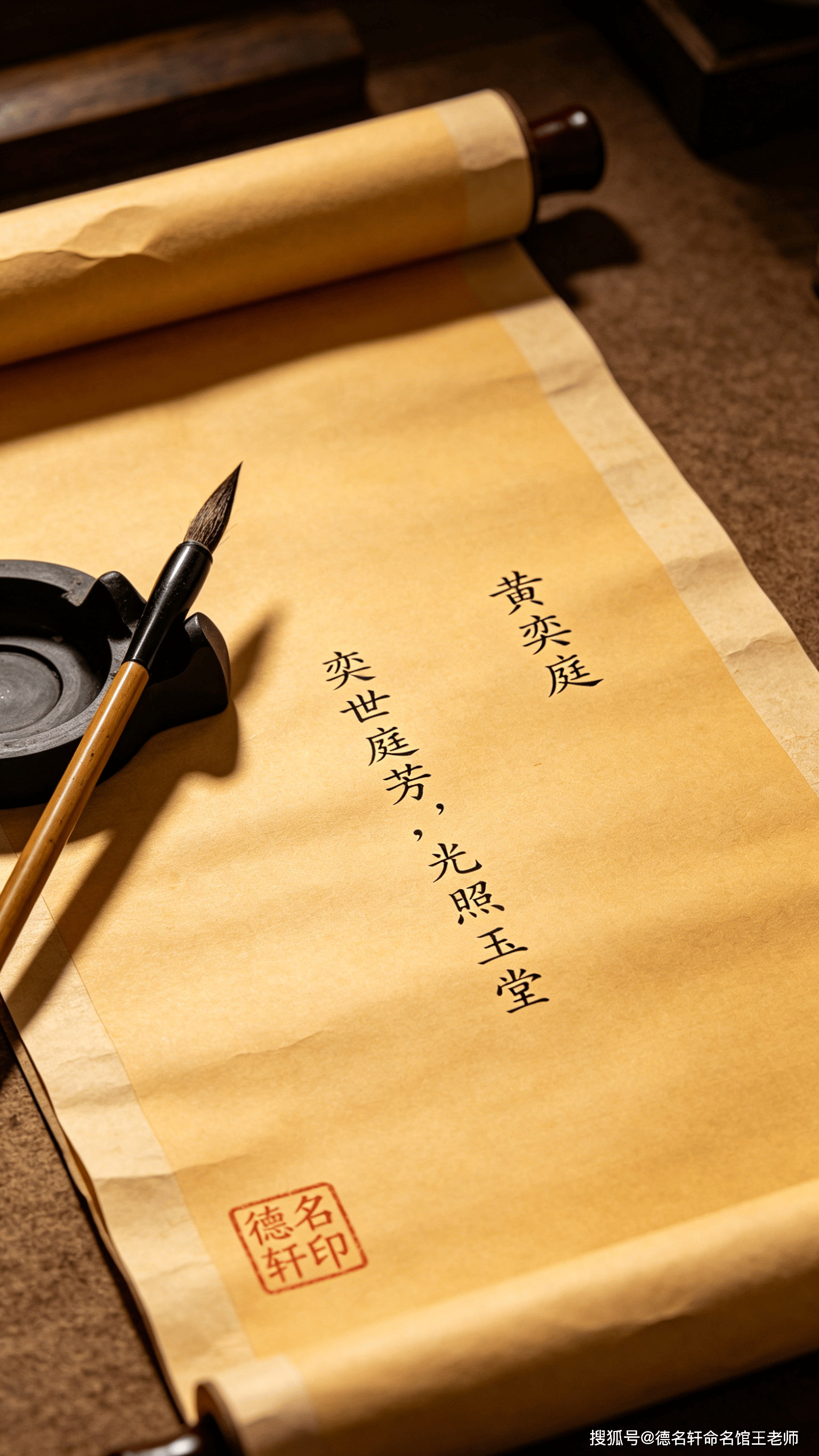 原創2026年寶寶起名案例 黃奕庭：奕世庭芳，光照玉堂