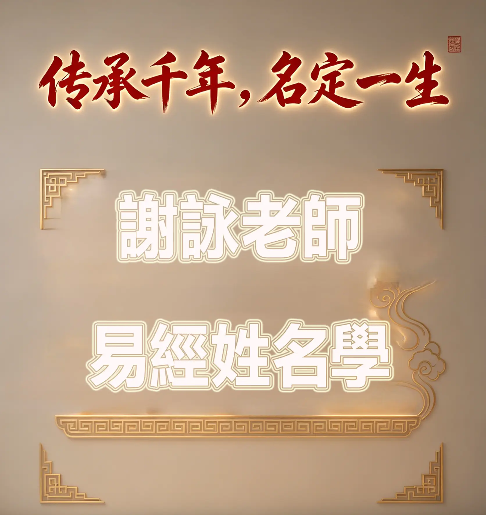 原創中國周易起名大師謝詠詳解，根據易經起名改名字的最佳方法