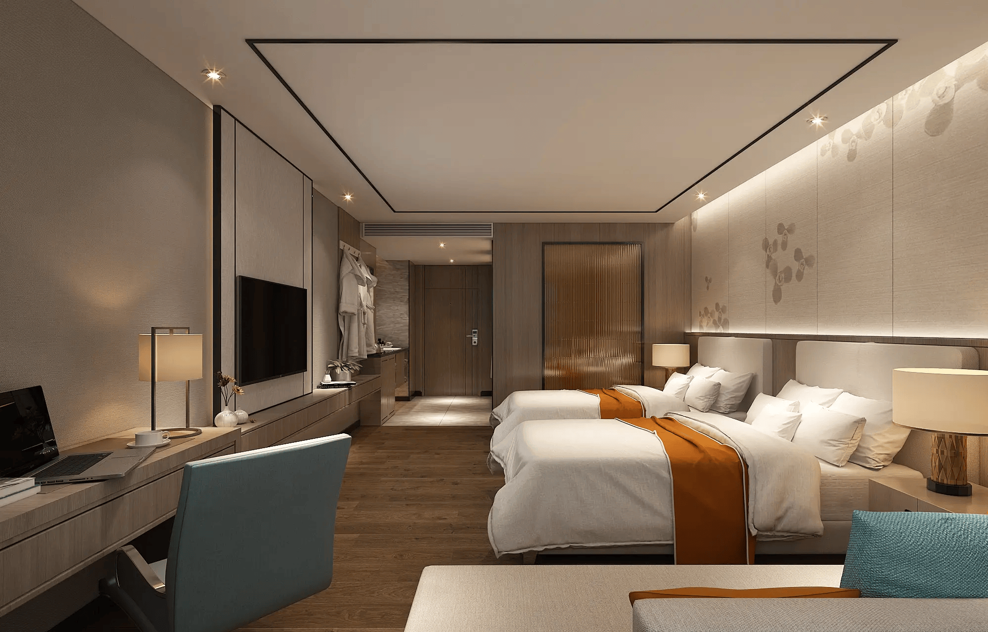 陝西酒店改造裝修設計施工要點，快捷酒店裝修，賓館裝修設計