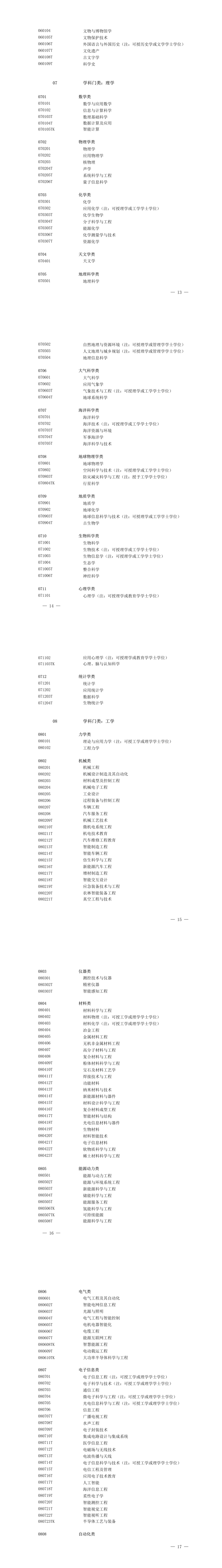 重磅！教育部發布2026年本科專業目錄